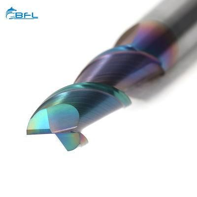 2 Flutes End Milling Cutter for Alumunum Color Coated