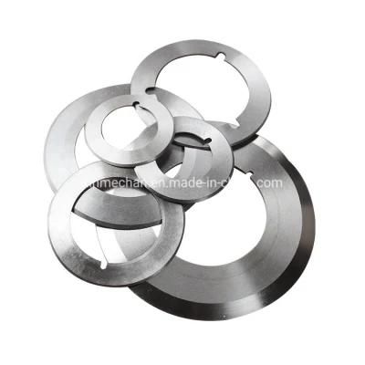 Knife Round Circular Disc HSS Tungsten Carbide Slitting Cutter Cutting Blade