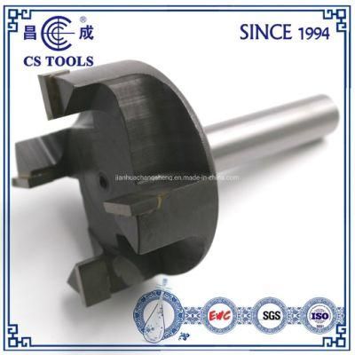 Customized Yc6X Carbide Insert 4 Flutes Profile Milling Cutter for Roughing D54 Outer Circle