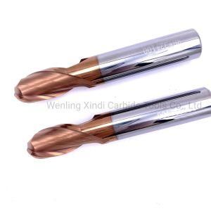 R7*45*100 HRC55 Solid Carbide Milling Cutter Ball End Mill