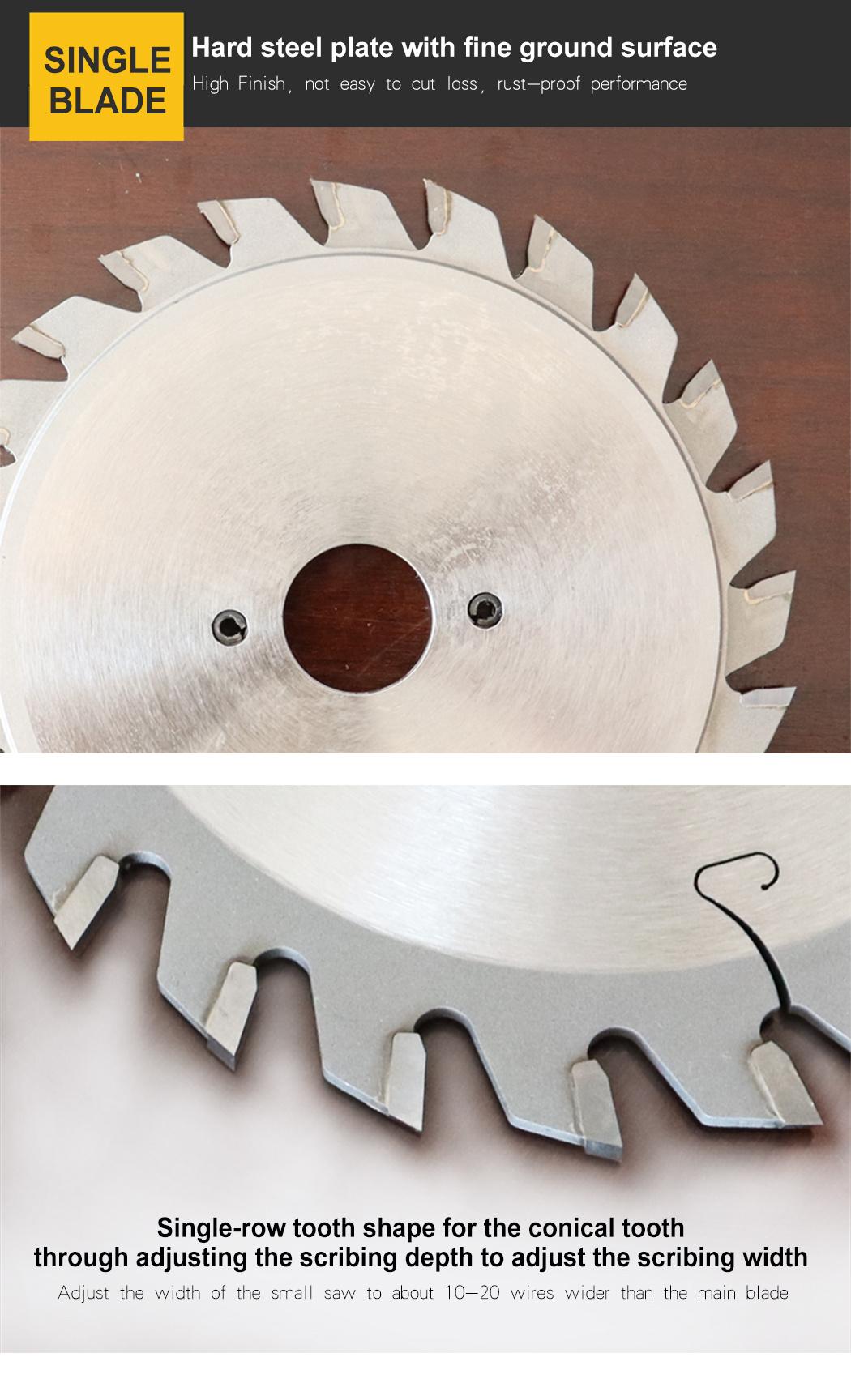 Fast Cutting Tct Carbide Wood Grooving Circualr Saw Blade 500mmx4.8X30X60t