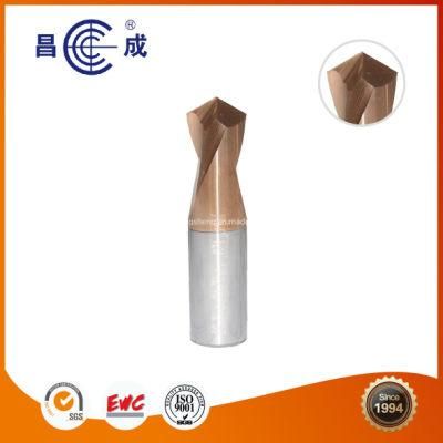 2 Flutes Solid Tungsten Carbide Chamfer Tool with Coating