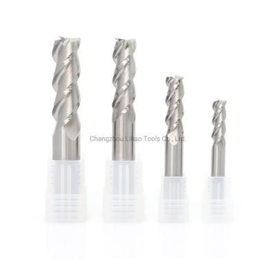 High Hardness Solid Carbide HRC55 Square End Mills with Tin Coated