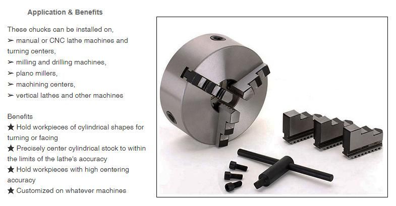 High Speed Hollow Self-Centering Chuck for CNC Swiss Lathe Machine