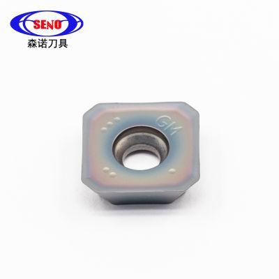 CNC Indexable Semt Series Coated Royal Blue for Hardened Steel Material Carbide Inserts Semt13t3agsn-GM