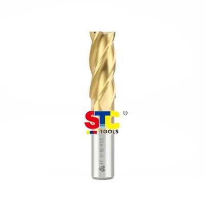 HSS Cobalt 8% M42 Tin Coating End Mills