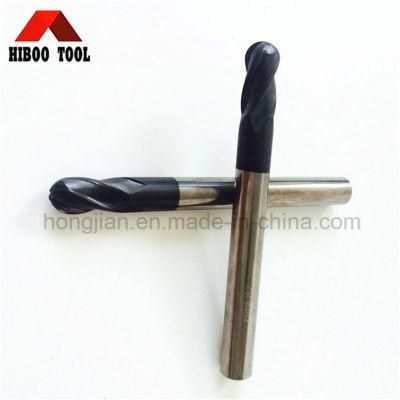 Supply Hiboo HRC60 Carbide Ball Nose Milling Cutter