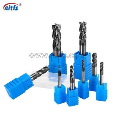 Hot Selling 4 Flute Carbide Square End Mills and Tungsten High Hardness Ball End Mills