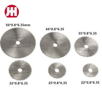 Rotary Tool Wood Cutting Discs with 6 Blades 1 Extension Rod