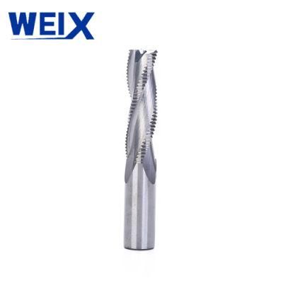 Weix Professional Carbide HRC55 6mm 3 Flutes Roughing End Mill Spiral Bit Milling Tools CNC Endmills Router Bits