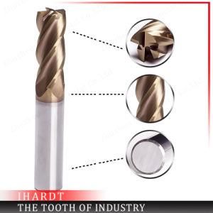 High Hardness Steel Tungsten Carbide 2/4 Flute Altin Coating End Mill