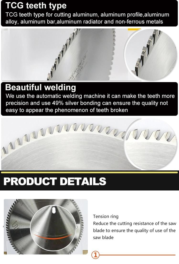 Industrial Carbide Aluminum Profile Cutting 300mm 120t Tct Circular Saw Blade