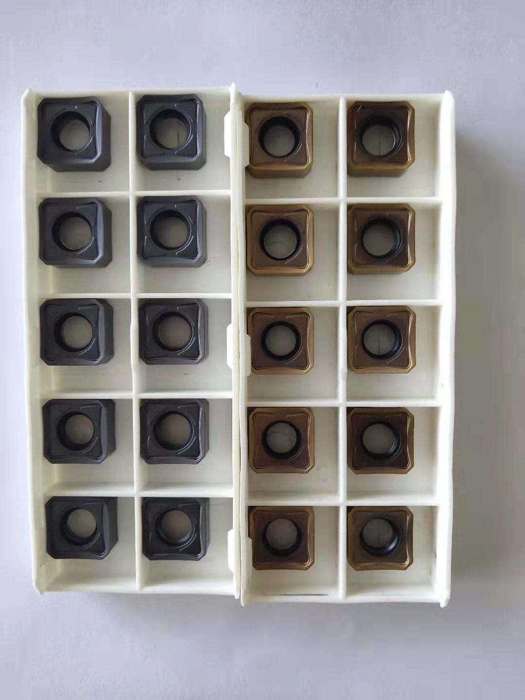 Cemented Carbide Inserts PVD Coating Snmx1205ansn Use for Surface Milling