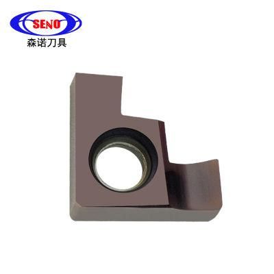Ger Inner Hole Small Diameter Cemented Grooving Inserts Plate for Steel/Stainless Steel