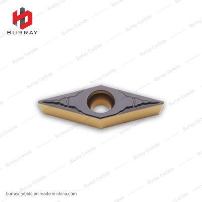 Carbide Solid CVD Bi-Color Coating ISO Indexable Turning Cutting Tools