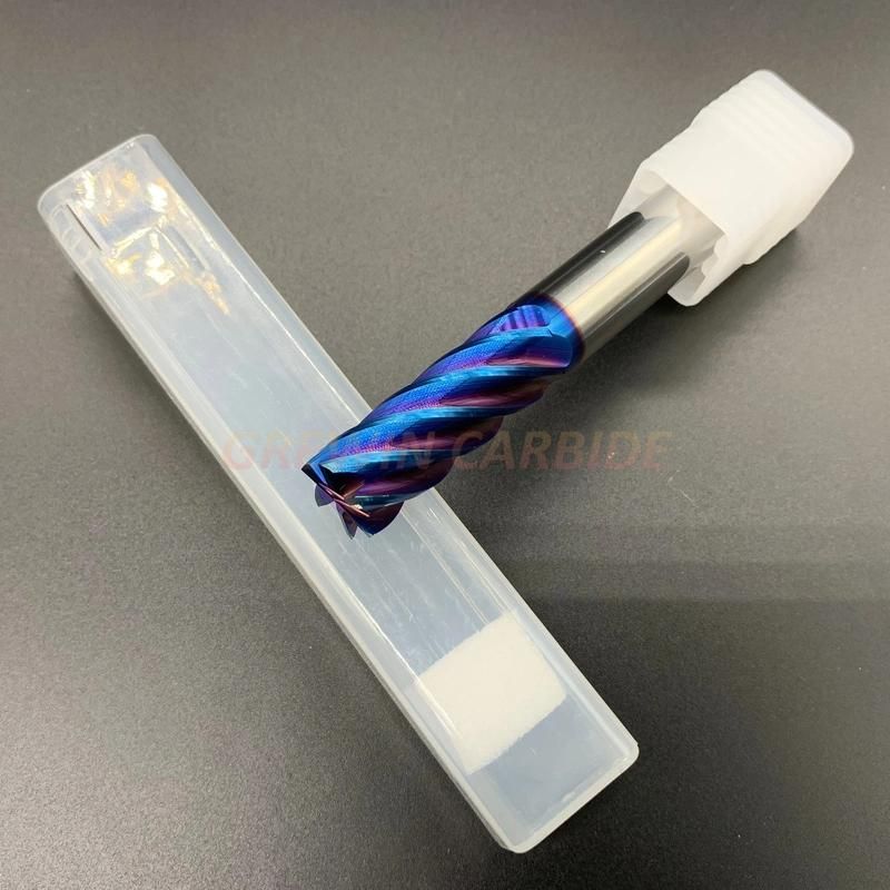 Gw Cabride - Carbide End Mill 2f Ballnose with Blue Nano Coating