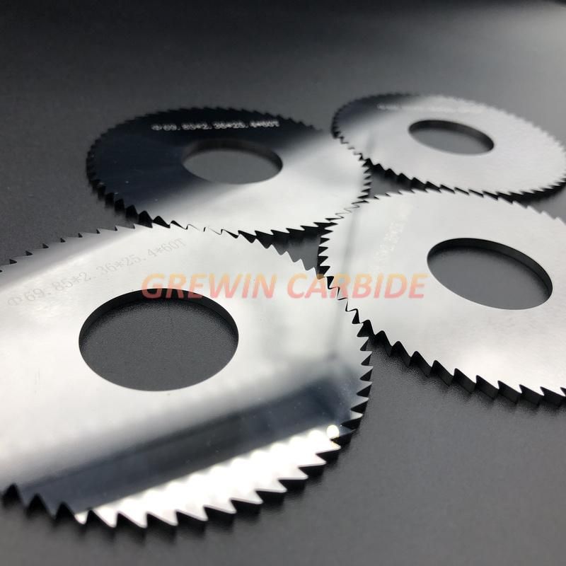 Gw Carbide-Carbide Disc/Tungsten Carbide Slitting Saw Blade for Metal Working