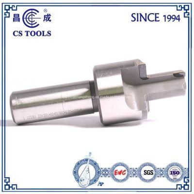 Welding PCD Insert 2 Straight Flutes Milling Reamer for Reaming Hole