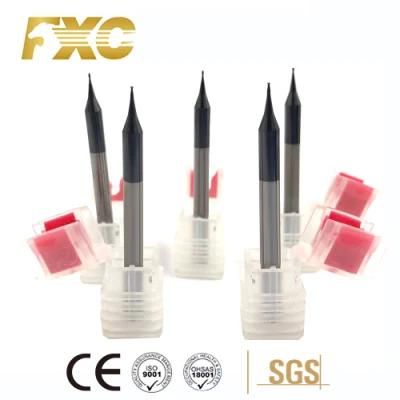 2 Flutes Cemented Carbide Micro End Mill