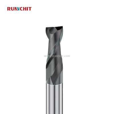 Standard HRC55 2 Flutes Solid Carbide End Mill for Mindustry Industry Materials High Die Industry (DE0252)