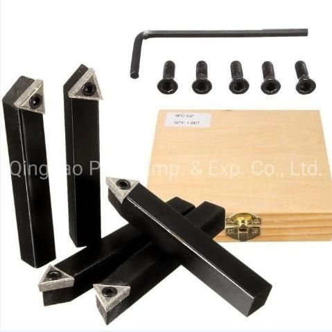 Metric 5PCS Set Indexable Carbide Turning Tools (Shank 6mm~25mm)