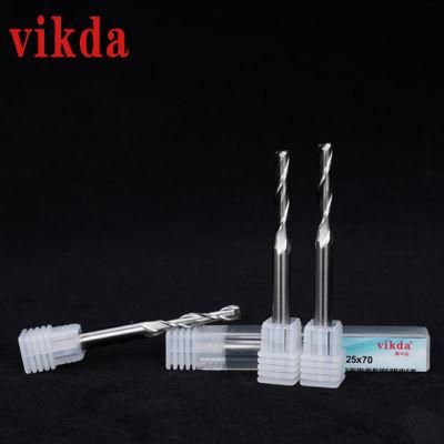 Vikda Machine Cutting Tools-HSS M42/HSS Co8% CNC 2 Flute Milling Cutter