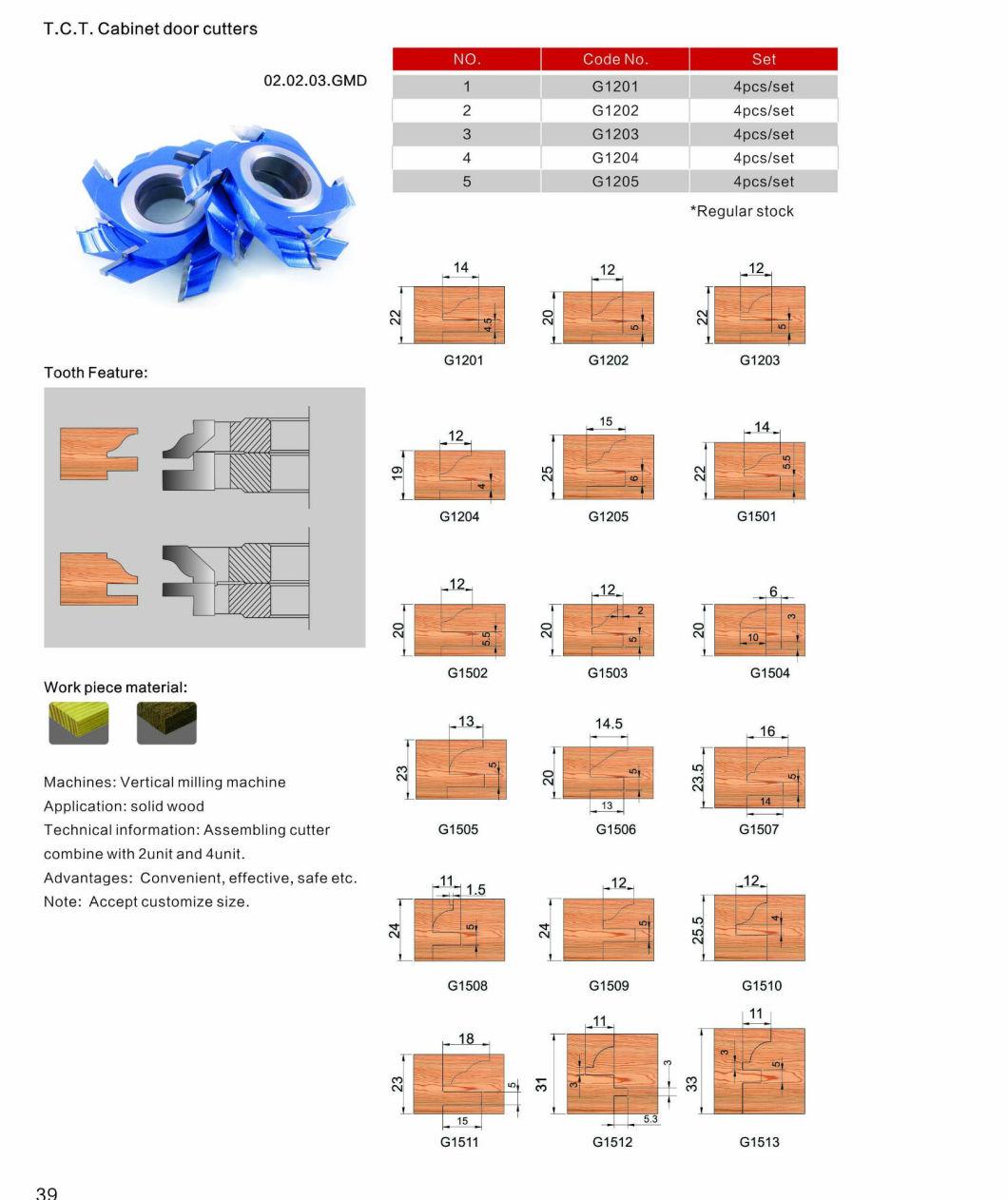 Cortador De Puerta Profile Cutter for Wood Processing Door Cutter