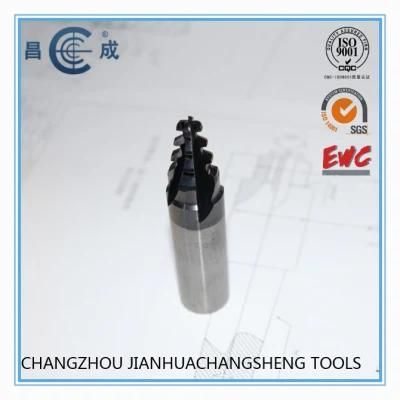 Christmas Tree Type Solid Carbide Profile Milling Cutter