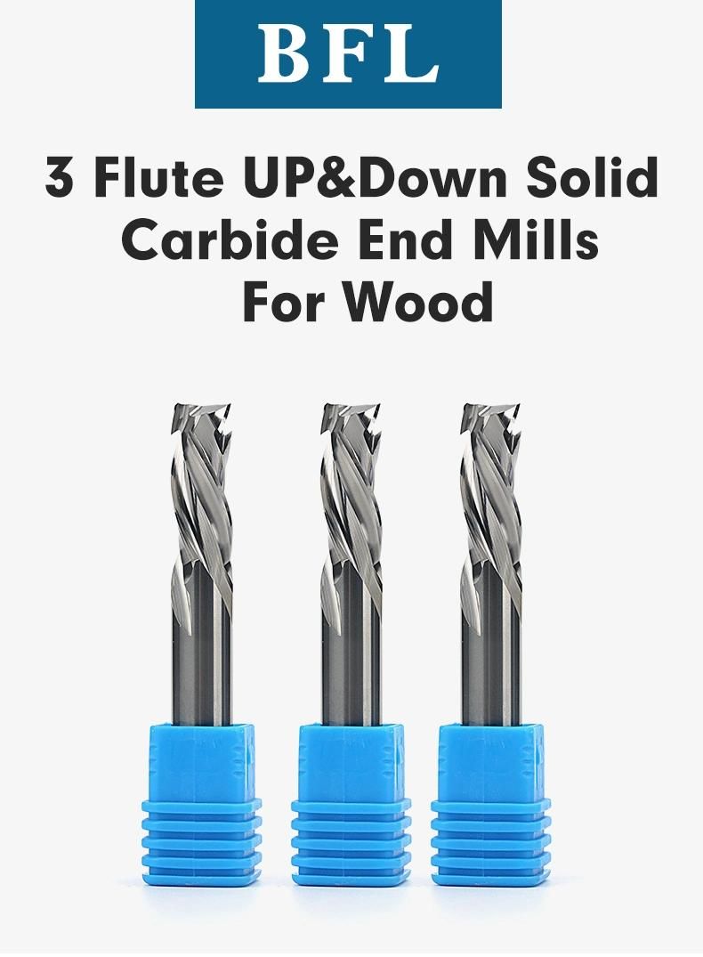 Bfl Solid Carbide 3 Flute CNC Compression Cutter CNC Milling Tool