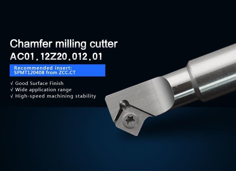 High Precision Indexable Chamfer Milling Cutter Tool