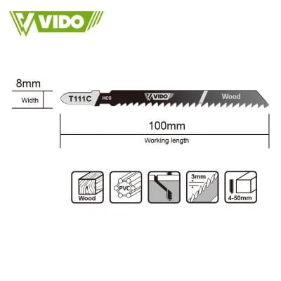 Vido HSS Hcs Cold Press Type Compact and Affordable Jig Saw Blade