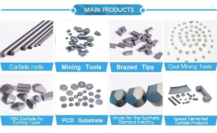 65HRC 4 Flutes R Endmill Tungsten Carbide Solid Material