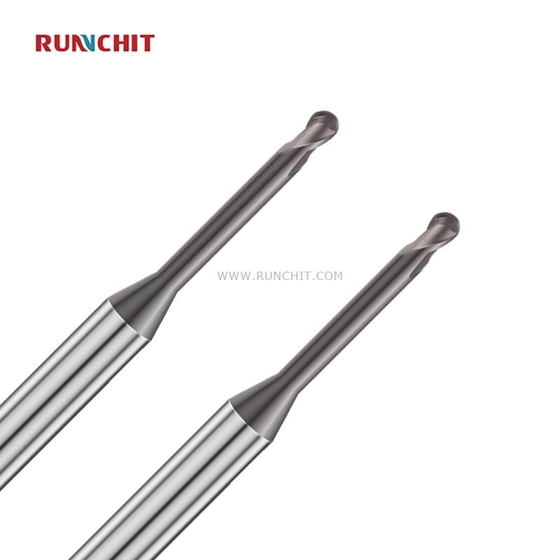 HRC55 CNC Ballnose Bit Solid Milling Cutter Carbide End Mill Cutter Drill for Mindustry Industry Materials High Die Industry China Manufacturer (dBm0202A)