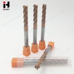 Manufacture High-Precision 4 Flute Bull Nose End Mill Cutting Tool Zcc