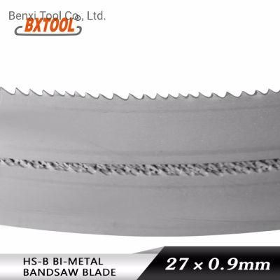 HS 27*0.9mm Inch 1 *0.035 Bimetal Bandsaw Blade Cutting Stainless Steel