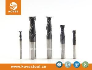 Solid Carbide CNC Cutting Tools 2 Flute Flat End Mill