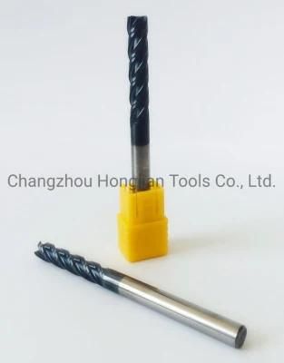 Long Cutting Length Square End Milling Cutters (HRC45)
