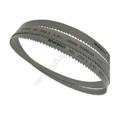 27X0.9mm Customizable M42 HSS Bimetal Band Saw Blade with High Performance