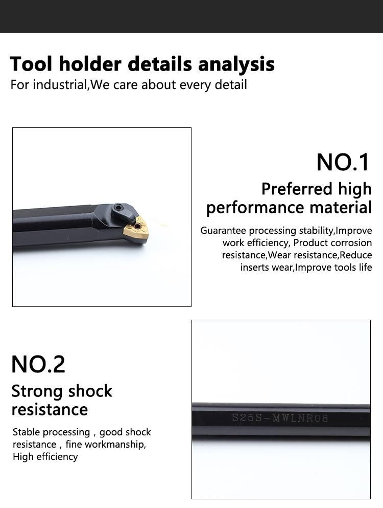 Seno CNC Turning Tool Indexable Coolant Toolholder S32t-Atunr16 for Lathe Cutting in China