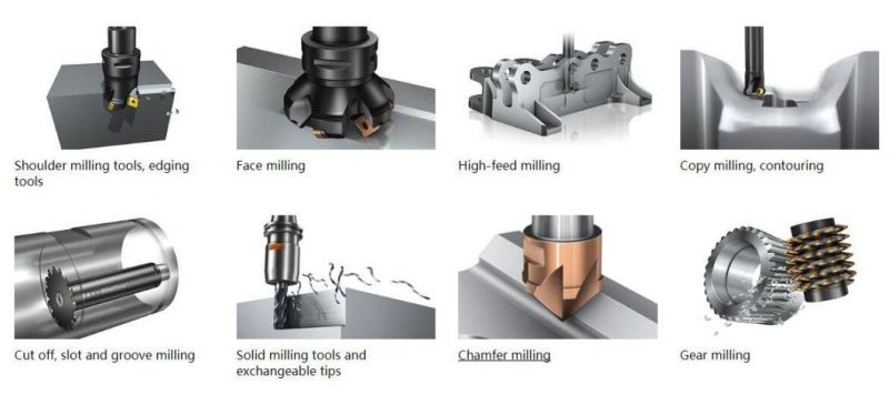 High-Efficiency Tungsten Steel Milling Cutter with Colorful Composite Coating for Processing Aluminum