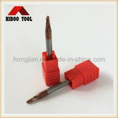 HRC58 High Quality Copper Coated Ball Nose End Mill