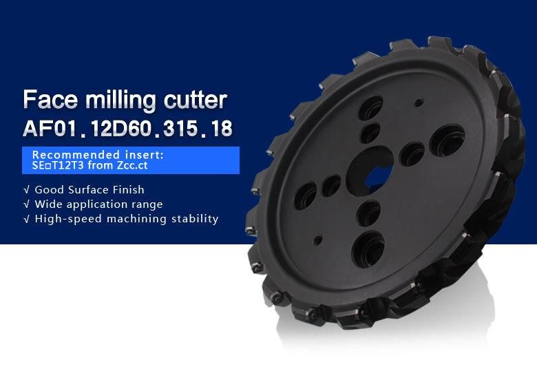 CNC Indexable Face Milling Cutter Matched Carbide Inserts