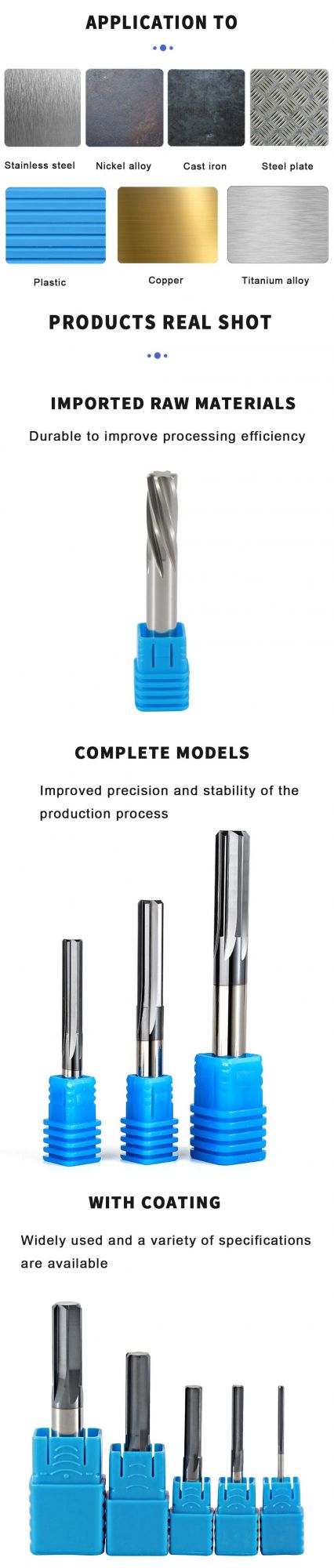 High Hardness Carbide Cutting Tool Milling Cutter for Aluminum