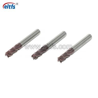 Hot Selling Carbide End Mills 4 Flute Corner Radius