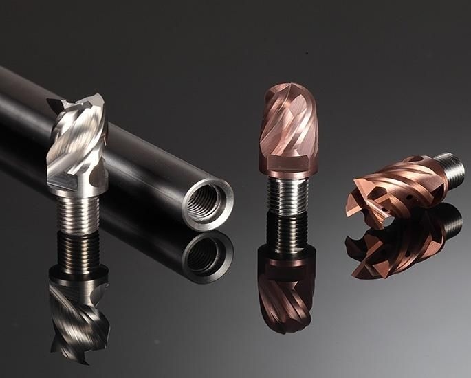 High Precision Cutting Tools Exchangeable Head End Mill Bits