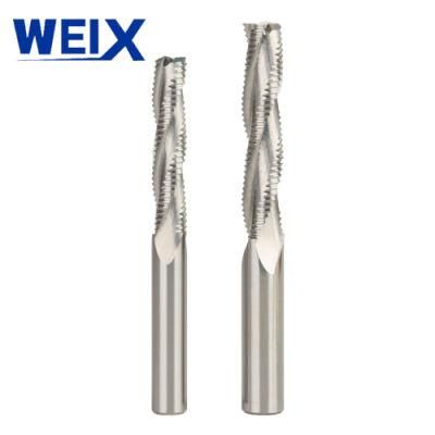 Weix Professional Carbide HRC 55 6mm 3 Flutes Roughing End Mill Spiral Bit Milling Tools CNC Endmills Router Bits