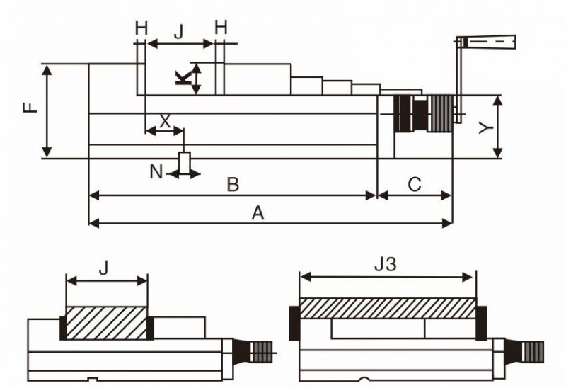 Machining Center Work-Holding for Machine Tools, Vise for Metal Carving Engraving