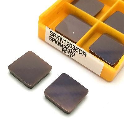 Tungsten Carbide High Feed Rate Milling Inserts Sdmt1204 Wpgt0806 Wpm0806t Seet12t3