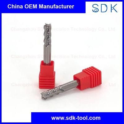 China Manufacture High Performence Metal Ceramic 4 Flutes Flat End Milling Cutter for Steels