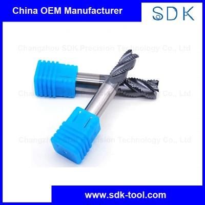 China Economy Solid Carbide Roughing End Mills Cutter for Steels Milling